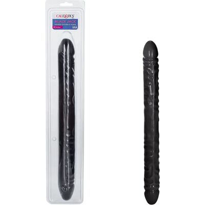 CalExotics Doppio Pene Venato 45,7cm - Nero - Sex Toy CalExotics Doppio Pene Venato 45,7cm - Nero - Sex Toy