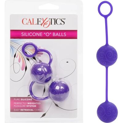 CalExotics Paarse Parme - Kegel Balls - Water-based lubricant recommended CalExotics Paarse Parme - Kegel Balls - Water-based lubricant recommended