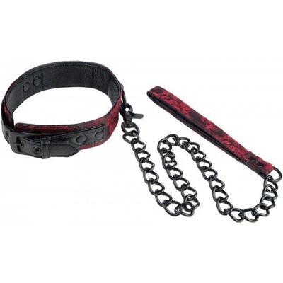 CalExotics Collier Violet et Laisse - Accessoire BDSM CalExotics Collier Violet et Laisse - Accessoire BDSM