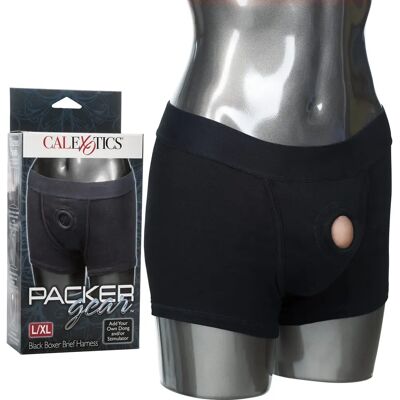 Cal Exotics Packer Gear fekete boxer hám - L/XL - Hám / Boksz nadrág Cal Exotics Packer Gear fekete boxer hám - L/XL - Hám / Boksz nadrág