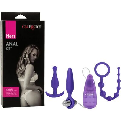 CalExotics - Kit de Placer Anal de Silicona - Juguetes Anales CalExotics - Kit de Placer Anal de Silicona - Juguetes Anales