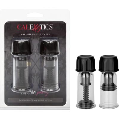 California Exotic Novelties - Nipple Play Vacuum Twist Suckers California Exotic Novelties - Nipple Play Vacuum Twist Suckers