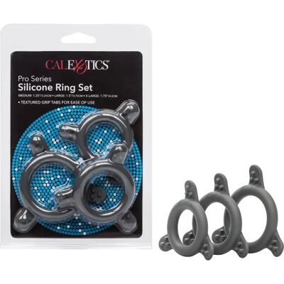 California Exotic Novelties - Silicone Ring Set - Performance Enhancers California Exotic Novelties - Silicone Ring Set - Performance Enhancers