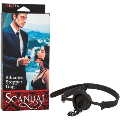 CalExotics Scandal Silikon Stopper Gag Schwarz CalExotics Scandal Silikon Stopper Gag Schwarz