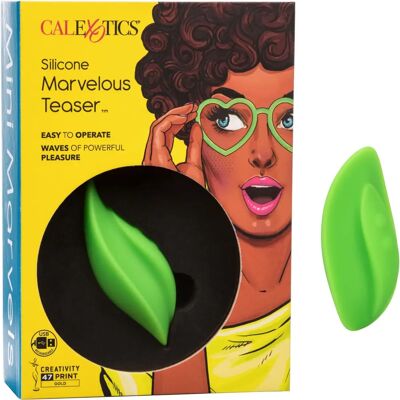 CalExotics Mini Marvels - Teaser - Vibrateur en silicone - Vert - Vibrateur CalExotics Mini Marvels - Teaser - Vibrateur en silicone - Vert - Vibrateur