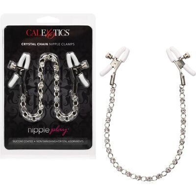 CalExotics Kristallkedja Nippelklämmor - BDSM-lek CalExotics Kristallkedja Nippelklämmor - BDSM-lek