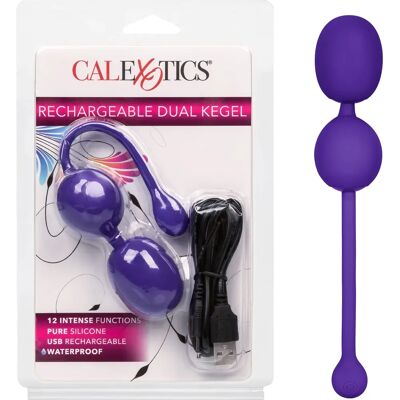 CalExotics Dobíjecí Dual Kegel Cvičák - 12 Vibrací - Voděodolný CalExotics Dobíjecí Dual Kegel Cvičák - 12 Vibrací - Voděodolný