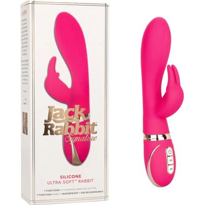 Vibratore Jack Rabbit in Silicone Ultra-Soft - Stimolazione Doppia Vibratore Jack Rabbit in Silicone Ultra-Soft - Stimolazione Doppia