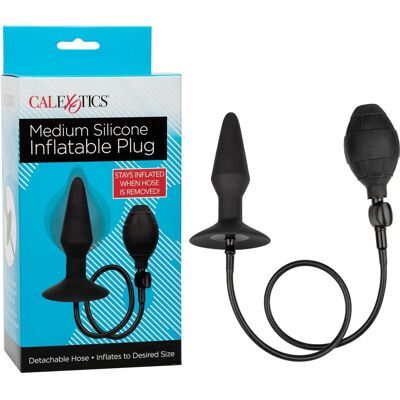 CalExotics Plug Anal Gonflable Moyen - Imperméable, Silicone, Taille ajustable CalExotics Plug Anal Gonflable Moyen - Imperméable, Silicone, Taille ajustable