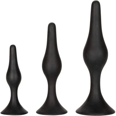 California Exotic Novelties Kit de Inicio Anal de Silicona - Conjunto de Tapones Anales California Exotic Novelties Kit de Inicio Anal de Silicona - Conjunto de Tapones Anales