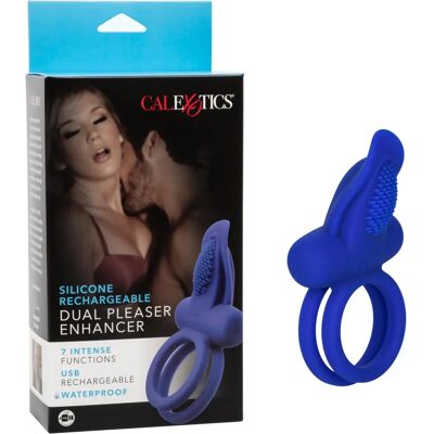 CalExotics Dual Pleaser Enhancer Recharge - Anillo vibrador CalExotics Dual Pleaser Enhancer Recharge - Anillo vibrador