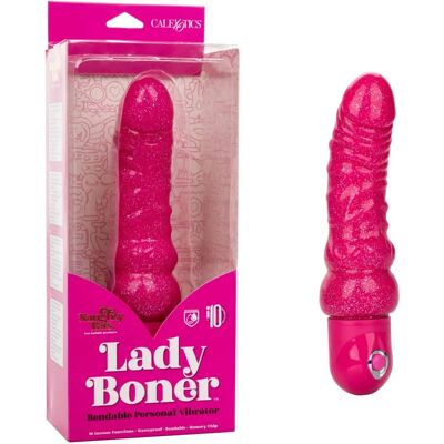 CalExotics Lady Boner Bendable Vibrator - Personale, Flessibile, Impermeabile - Vibratore CalExotics Lady Boner Bendable Vibrator - Personale, Flessibile, Impermeabile - Vibratore