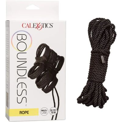 CalExotics Bondage Rope Boundless 10m Black - Corda di Bondage CalExotics Bondage Rope Boundless 10m Black - Corda di Bondage