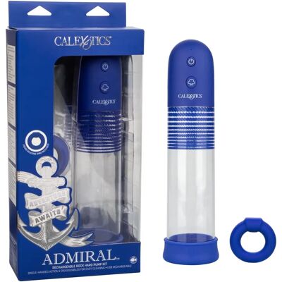 California Exotic Novelties Kit Pompe Rechargeable Admiral - Pompe pour Homme California Exotic Novelties Kit Pompe Rechargeable Admiral - Pompe pour Homme