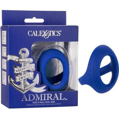 California Exotic Novelties Anneau Double Admiral - Anneau pour Pénis et Testicules California Exotic Novelties Anneau Double Admiral - Anneau pour Pénis et Testicules