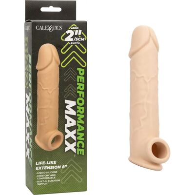 CalExotics Performance Maxx Extensión de pene - Beige, 8'' CalExotics Performance Maxx Extensión de pene - Beige, 8''