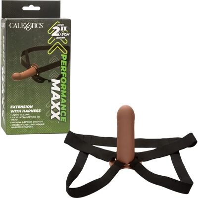 California Exotic Novelties Maxx Performance Con Cuero Marrón - Extensión para Juguetes Adultos California Exotic Novelties Maxx Performance Con Cuero Marrón - Extensión para Juguetes Adultos
