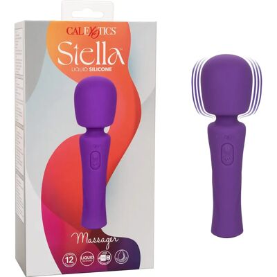 California Exotic Novelties Stella Masajeador Viola - Impermeable, 12 Modos de Vibración California Exotic Novelties Stella Masajeador Viola - Impermeable, 12 Modos de Vibración