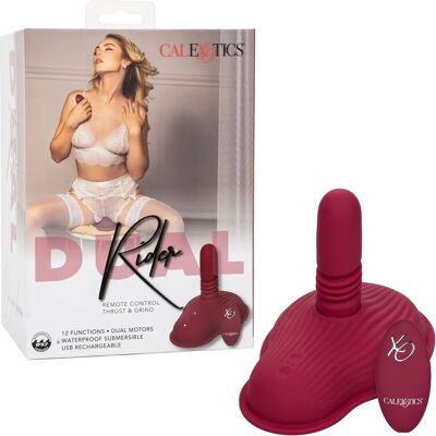 Calexotics Doble Motor Vibra y Grind - Rojo Calexotics Doble Motor Vibra y Grind - Rojo