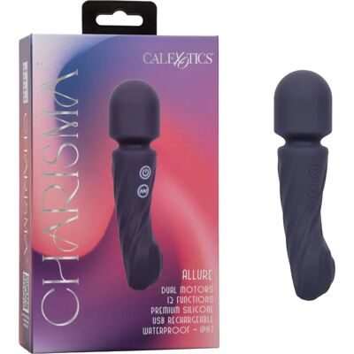 CalExotics Charisma Allure - Massaggiatore impermeabile a doppio motore con 12 funzioni CalExotics Charisma Allure - Massaggiatore impermeabile a doppio motore con 12 funzioni