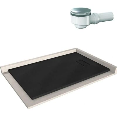 Bernstein Modèle - Noir - Receveur de douche Plat SMC - 90x140cm - Publicité Bernstein Modèle - Noir - Receveur de douche Plat SMC - 90x140cm - Publicité
