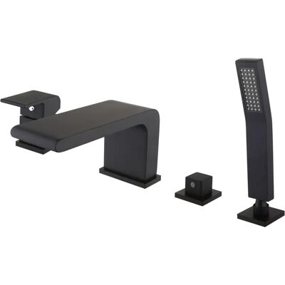 Bernstein - Miscelatore design nero - per vasca 4 fori Bernstein - Miscelatore design nero - per vasca 4 fori