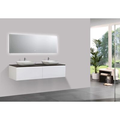 Mueble de baño Bernstein Spring 1500 blanco mate - Resistente y fácil de limpiar Mueble de baño Bernstein Spring 1500 blanco mate - Resistente y fácil de limpiar