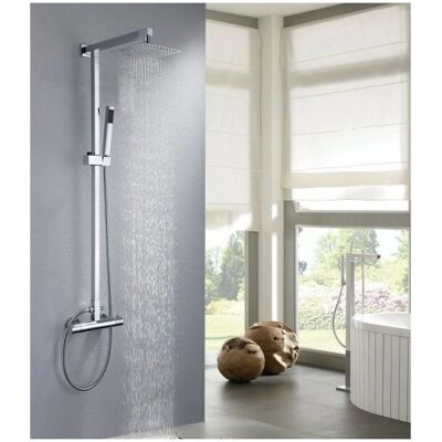 Bernstein Colonna doccia termostatica in acciaio inox - 35x35cm - Basic Bernstein Colonna doccia termostatica in acciaio inox - 35x35cm - Basic