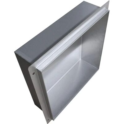 Niche mural Bernstein - Acier inoxydable brossé - 30x30x10 cm - Accessoire salle de bain moderne - Publicité Niche mural Bernstein - Acier inoxydable brossé - 30x30x10 cm - Accessoire salle de bain moderne - Publicité