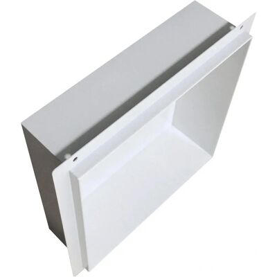 Bernstein Nicho mural - 30x30x10 cm - Blanc - Accessoire de Salle de Bain - Publicité Bernstein Nicho mural - 30x30x10 cm - Blanc - Accessoire de Salle de Bain - Publicité