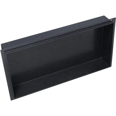 Bernstein Nicho de pared - Acero inoxidable - 60x30x10cm - Negro Bernstein Nicho de pared - Acero inoxidable - 60x30x10cm - Negro