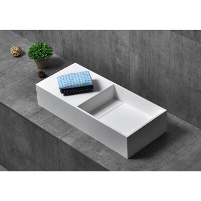 Bernstein Modello TWG08 - Bianco Opaco - Lavabo a Parete o Sopra Piano Bernstein Modello TWG08 - Bianco Opaco - Lavabo a Parete o Sopra Piano