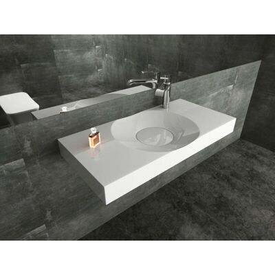 Bernstein BS6059 Lavabo Moderno - Design Quadrato e Circolare Bernstein BS6059 Lavabo Moderno - Design Quadrato e Circolare
