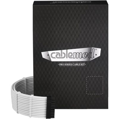 Kit de câbles d’alimentation ModMesh blanc de Cablemod - Alimentation interne - Publicité Kit de câbles d’alimentation ModMesh blanc de Cablemod - Alimentation interne - Publicité