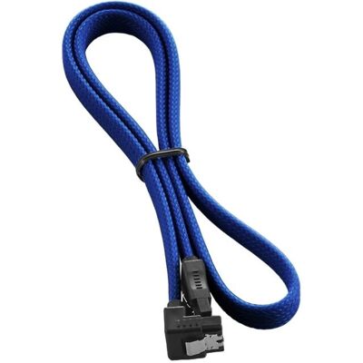 Cablemod Cavo SATA Blu 60cm - SATA 3, Angolato & Dritto - Trasferimento dati ad alta velocità Cablemod Cavo SATA Blu 60cm - SATA 3, Angolato & Dritto - Trasferimento dati ad alta velocità