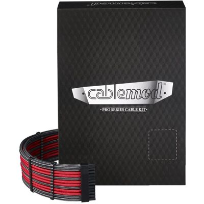 CableMod PRO ModMesh RT-Serie ASUS/Seasonic/Phanteks Kabelsets - Carbon/Rot CableMod PRO ModMesh RT-Serie ASUS/Seasonic/Phanteks Kabelsets - Carbon/Rot