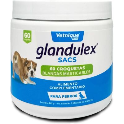Complemento Alimenticio para Perros Glandulex Sacs - 60 Tabletas Complemento Alimenticio para Perros Glandulex Sacs - 60 Tabletas
