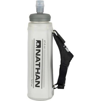 Nathan Exoshot - Mochila de hidratación - 420ml - Negro / Plata Nathan Exoshot - Mochila de hidratación - 420ml - Negro / Plata