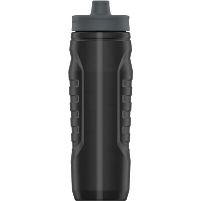 Bouteille Under Armour Sideline Squeeze - 950 ml - Noir / Gris - Accessoire Sportif - Publicité Bouteille Under Armour Sideline Squeeze - 950 ml - Noir / Gris - Accessoire Sportif - Publicité