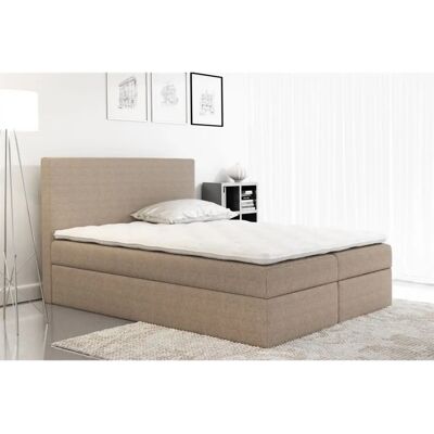 Fun Moebel - KELIS - Beige - 200x200cm - Boxspringbett Fun Moebel - KELIS - Beige - 200x200cm - Boxspringbett