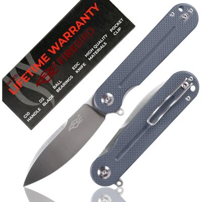 Ganzo Firebird FH922 - Składany nóż z punktem spadającym - D2 Stal Ganzo Firebird FH922 - Składany nóż z punktem spadającym - D2 Stal