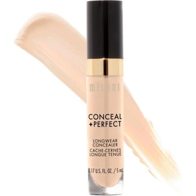 Milani Conceal And Perfect Long Wear Concealer - Nude Ivory - Wasserdicht - 5ml Milani Conceal And Perfect Long Wear Concealer - Nude Ivory - Wasserdicht - 5ml