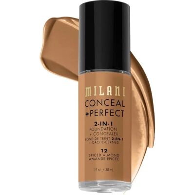 Milani Spiced Almond 2-in-1 Foundation & Concealer - Foundation & Concealer Milani Spiced Almond 2-in-1 Foundation & Concealer - Foundation & Concealer