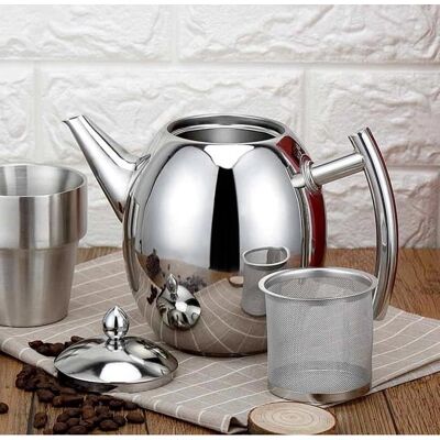 TAM - 1L - Inox - Avec filtre - Electric kettle - Publicité TAM - 1L - Inox - Avec filtre - Electric kettle - Publicité