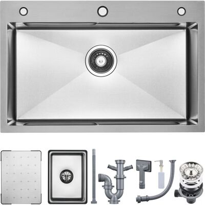 Grifo de Cocina Plegable Cecipa Negro - Ahorro de agua, 360° giratorio, Acero inoxidable Grifo de Cocina Plegable Cecipa Negro - Ahorro de agua, 360° giratorio, Acero inoxidable