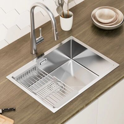 Fregadero de Cuarzo Gris Cecipa 40x45cm - Fregadero de Cocina Fregadero de Cuarzo Gris Cecipa 40x45cm - Fregadero de Cocina