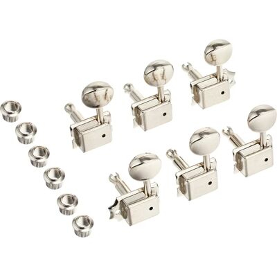 Fender Serie Original Set di Masse di Tuning Nickel - Set di Masse di Tuning Fender Serie Original Set di Masse di Tuning Nickel - Set di Masse di Tuning