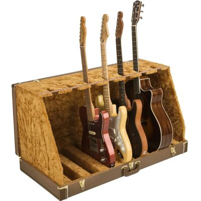 Fender Gitaarstatief Classic Series 7 Bruin - Gitaarstandaard Fender Gitaarstatief Classic Series 7 Bruin - Gitaarstandaard