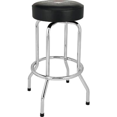 Fender Custom Shop Chevron Logo Barstool Black/Chrome 30 Inch Fender Custom Shop Chevron Logo Barstool Black/Chrome 30 Inch