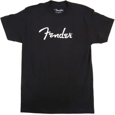 Fender Spaghetti Logo T-Shirt - Fekete L - Póló Fender Spaghetti Logo T-Shirt - Fekete L - Póló